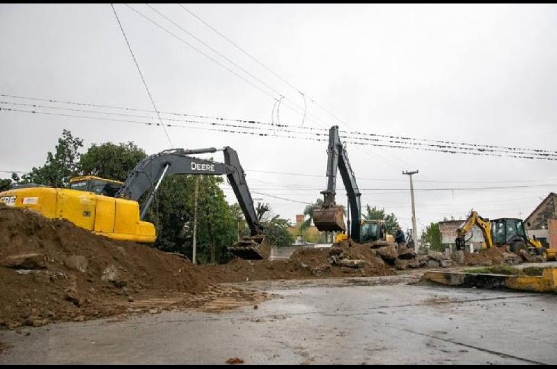 Ruta 329- La Provincia avanza con las obras en el tramo urbano de Concepcioacuten