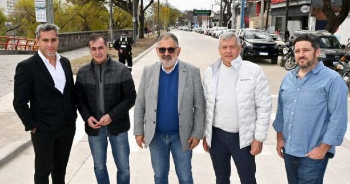 Chuli Jorge habilitoacute la pavimentacioacuten de avenida Hipoacutelito Yrigoyen
