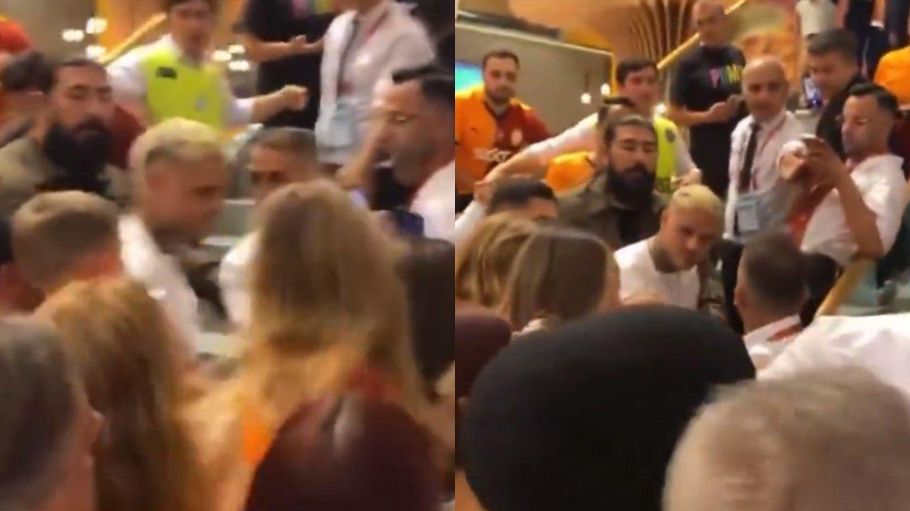 Viralizaron un video de Mauro Icardi siendo violento con un fan frente a los hijos de la China Suaacuterez