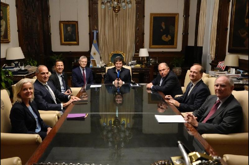 Milei recibioacute a autoridades de dos mineras con inversiones confirmadas mediante el RIGI