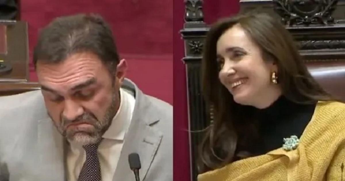 El blooper del senador Atauche que desatoacute la reaccioacuten de Villarruel