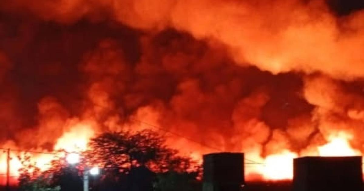 Incendio de pastizales en Perico y cortes de luz lo que el viento norte dejoacute 