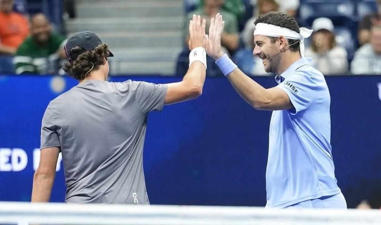 Juan Martiacuten Del Potro volvioacute a jugar en el US Open