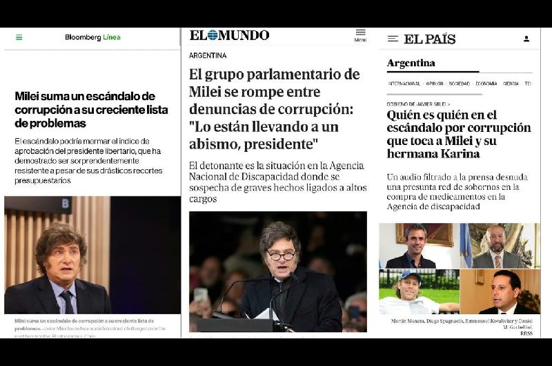 Fenoacutemeno barrial- medios del mundo reflejan el Mani pulite en la Argentina del gobierno de Javier Milei