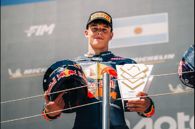 En una definicioacuten increiacuteble el argentino Valentiacuten Perrone terminoacute segundo en el GP de Hungriacutea del Moto3