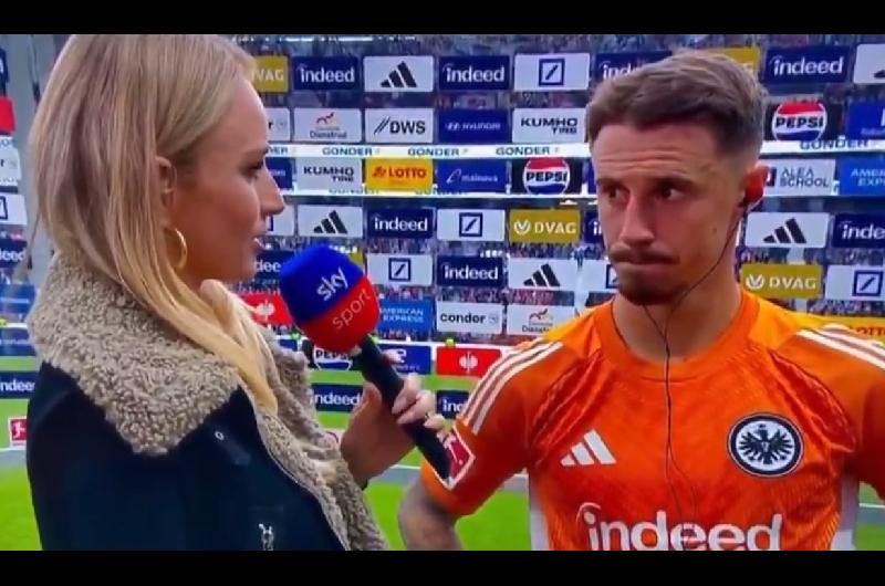 Un blooper insoacutelito- periodista felicitoacute al capitaacuten del Werder Bremen que acababa de perder por 4 a 1