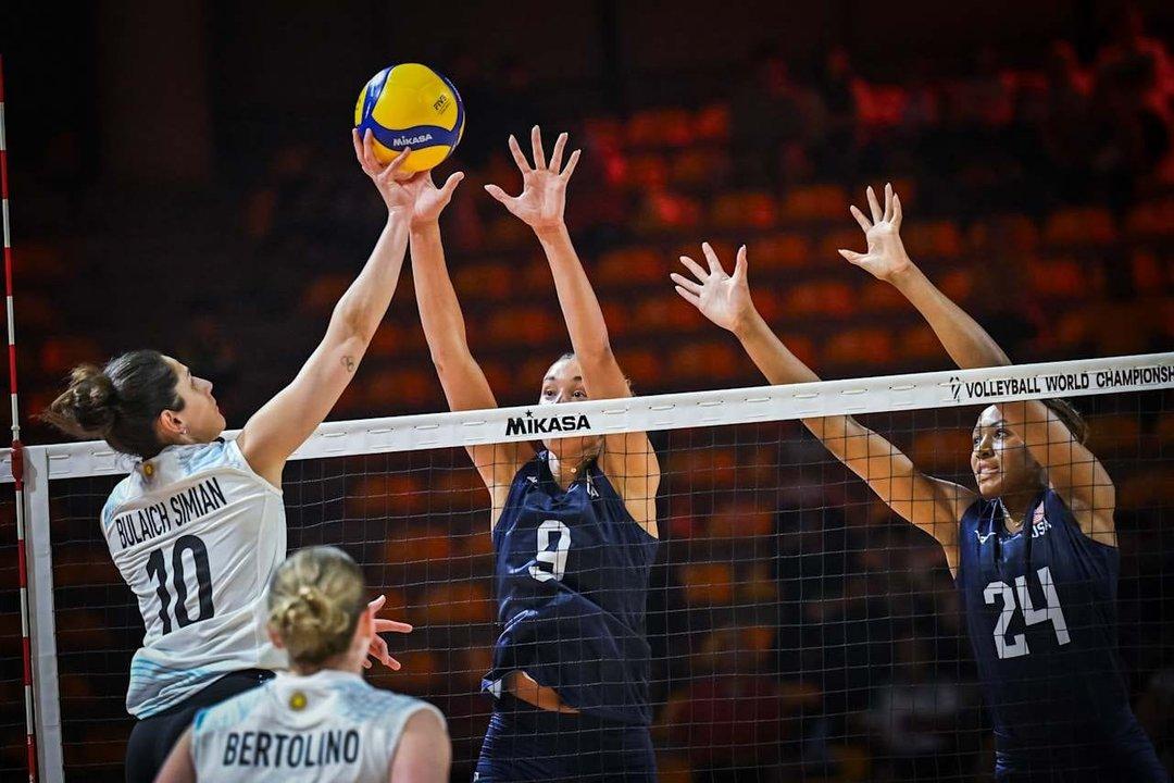 Mundial de voley- La Seleccioacuten argentina femenina perdioacute con su par de Estados Unidos en la segunda fecha