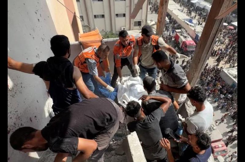 Gaza- un ataque al complejo meacutedico Nasser matoacute a veinte personas cuatro de ellas periodistas