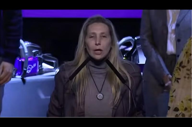 Karina Milei habloacute en el acto en Juniacuten- ldquoKirchnerismo nunca maacutesrdquo