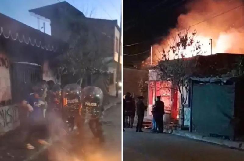 Familiares y amigos de Tamara Fierro incendiaron la casa del principal imputado