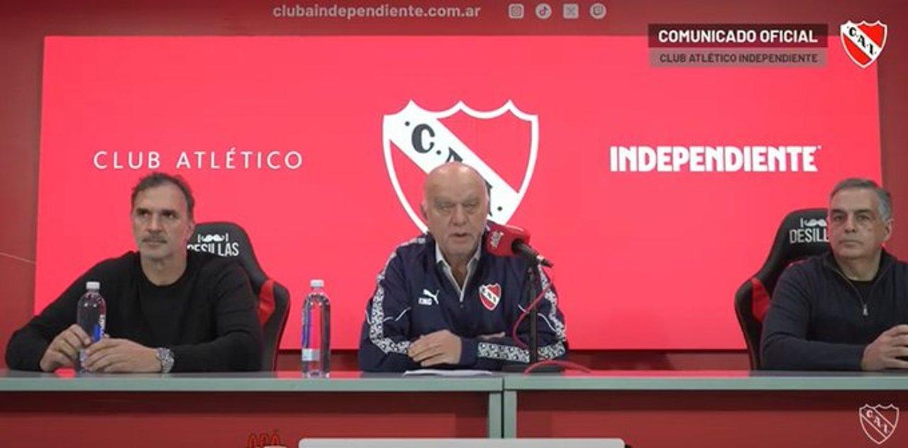 Grindetti defendioacute a Independiente- ldquoFuimos viacutectimas no responsablesrdquo