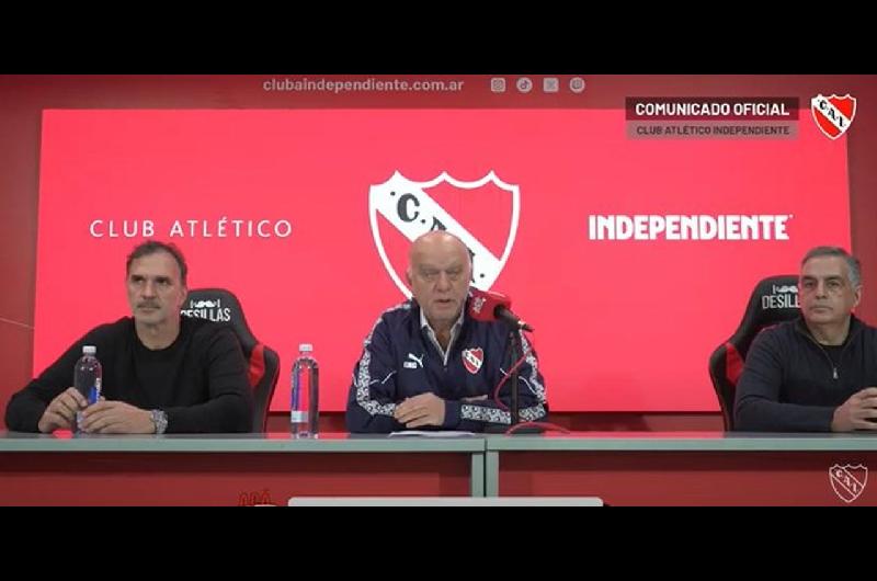Grindetti defendioacute a Independiente- ldquoFuimos viacutectimas no responsablesrdquo