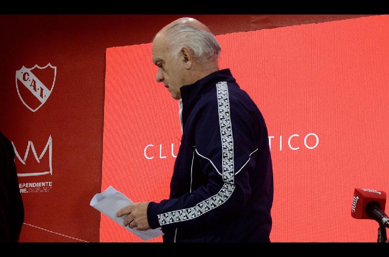 Grindetti se mostroacute con confianza frente al fallo de la Conmebol- ldquopasaraacute Independienterdquo
