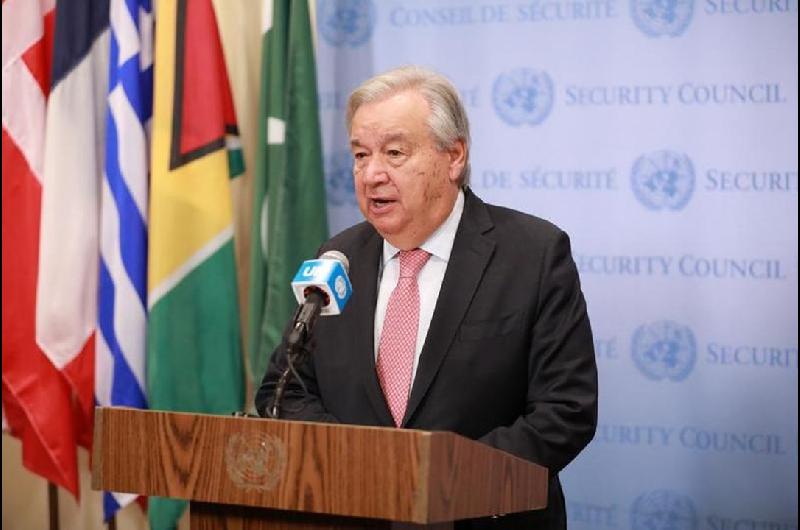 Guterres solicitoacute al Consejo de Seguridad que autorice una fuerza internacional para Haitiacute