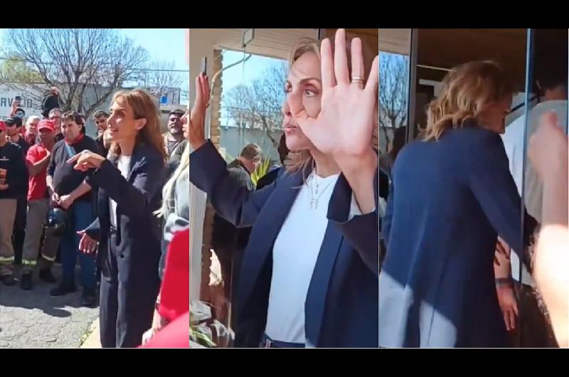 Tensioacuten en Santa Fe- trabajadores en huelga echaron a la senadora libertaria Florencia Arietto