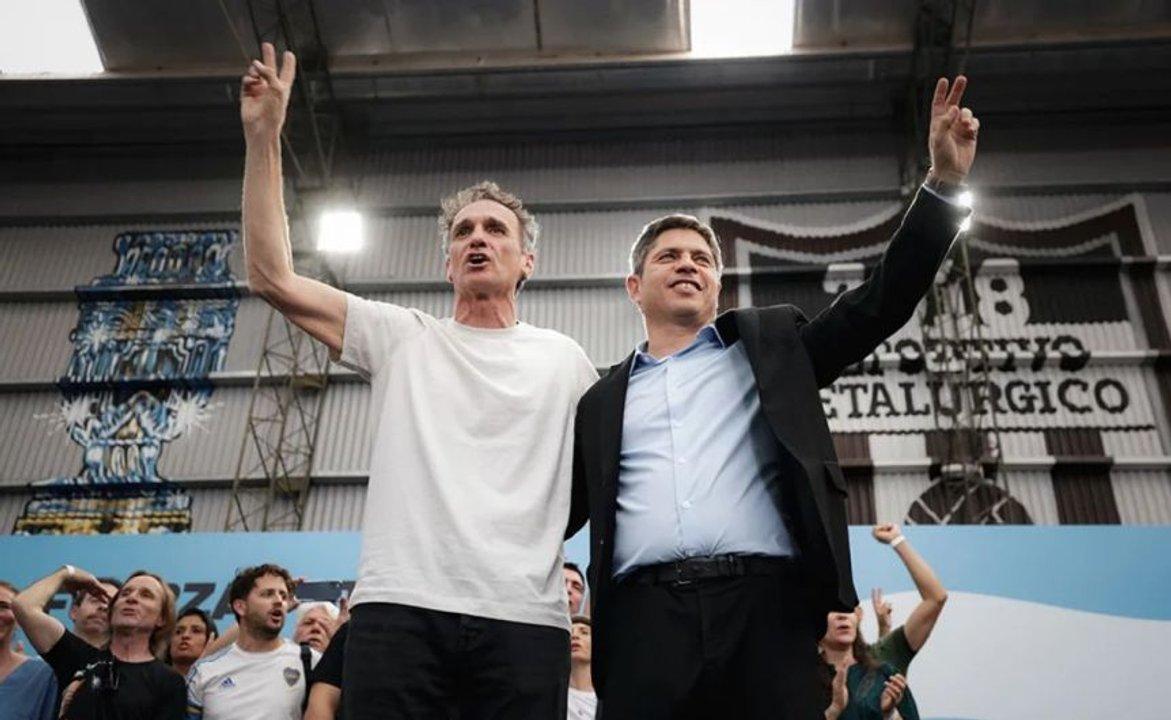Kicillof y Katopodis cierran la campantildea en la Primera Seccioacuten con un acto en San Martiacuten