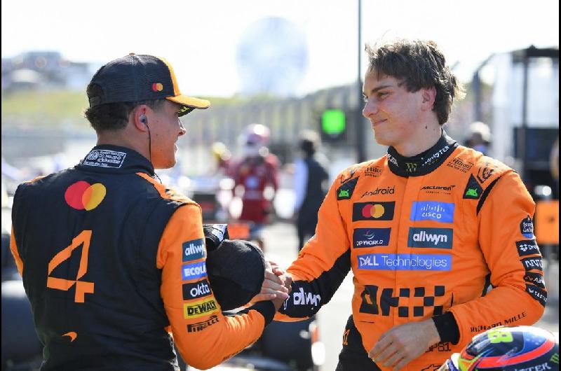 Asiacute fue la comparacioacuten de la vuelta de Piastri y Norris en la clasificacioacuten del GP de Paiacuteses Bajos