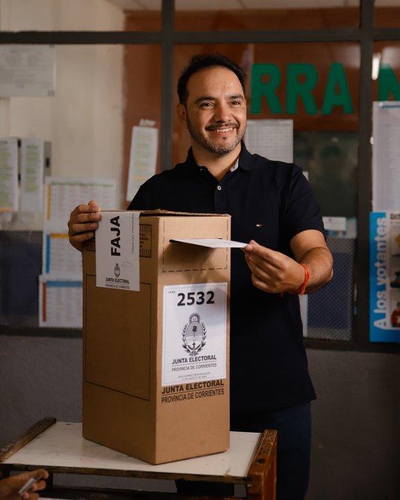 Votoacute el oficialista Juan Pablo Valdeacutes- La gente estaacute eligiendo la provincia que quiere