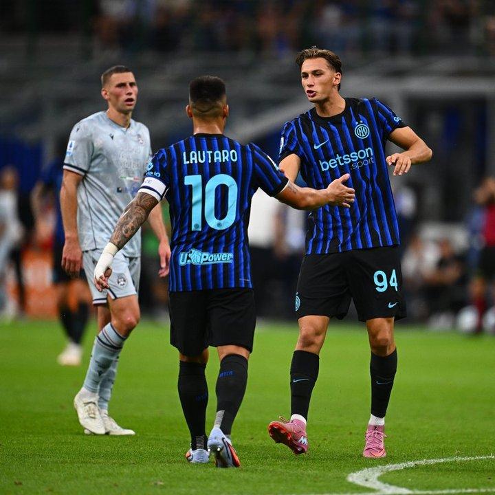 El Inter de Lautaro Martiacutenez sufrioacute una dura derrota ante Udinese por Serie A