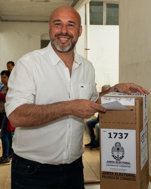 Elecciones en Corrientes- el candidato peronista Tincho Ascuacutea aseguroacute que ldquoestaacuten en segunda vueltardquo
