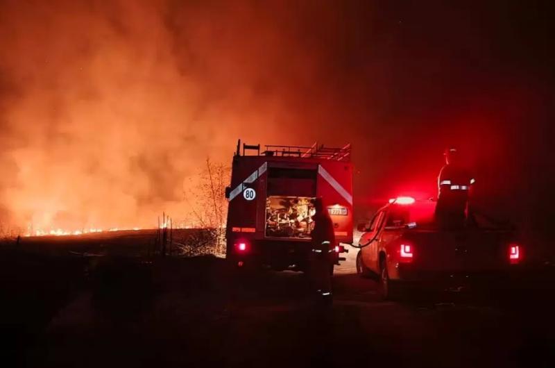 Bomberos Voluntarios de Monterrico combatieron tres incendios forestales