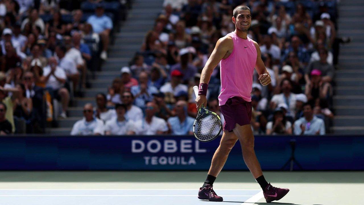 Alcaraz vencioacute con autoridad a Lehecka y accedioacute a semifinales del US Open