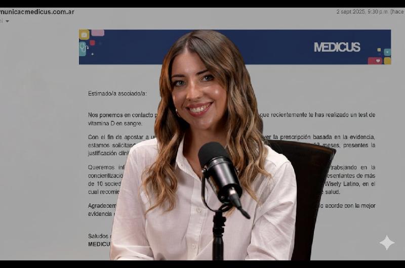El enojo de una periodista con Medicus- iquestRecomendarme que no me testee vitamina D