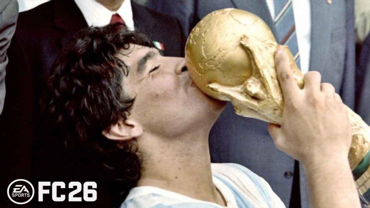 Filtran el top 10 de iacuteconos del proacuteximo FC 26- Diego Maradona confirmado 