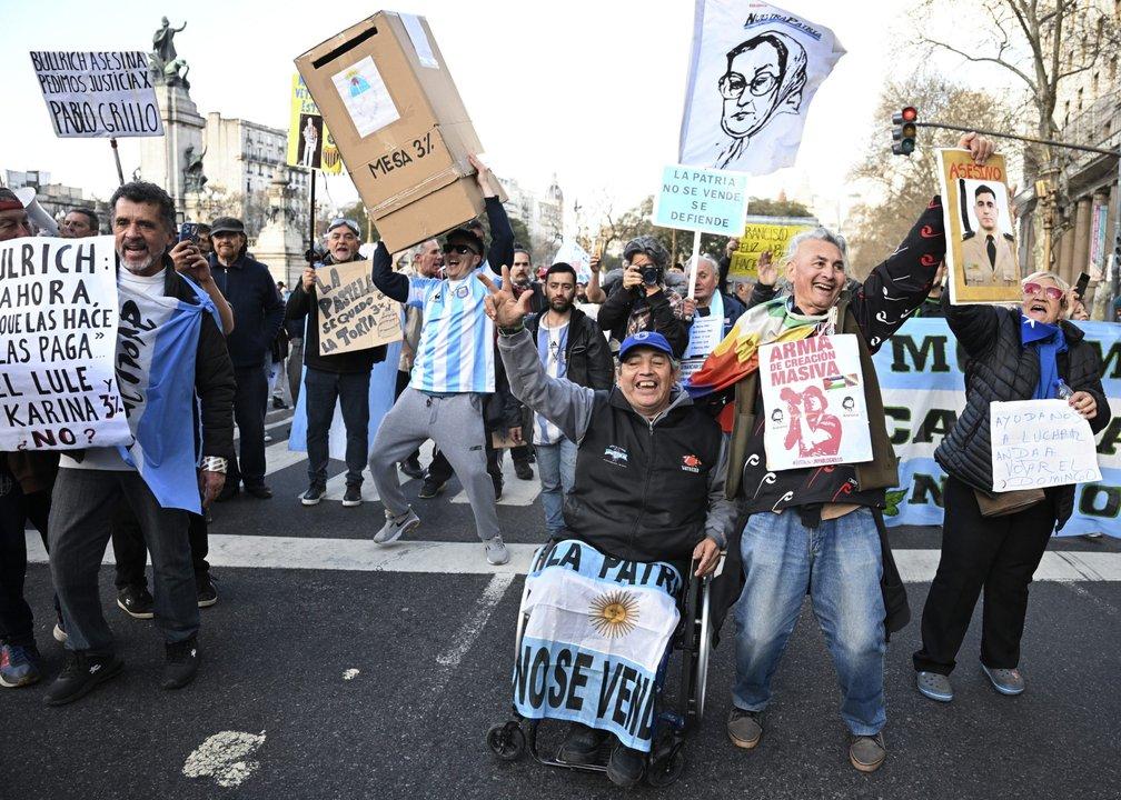 Los jubilados hicieron una nueva marcha en el Congreso