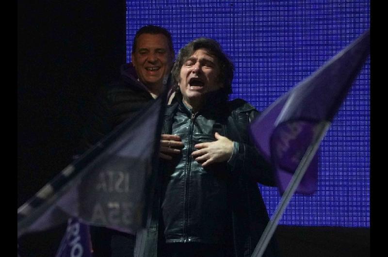 Fotos de la Agencia Noticias Argentinas- el acto de Javier Milei en Moreno