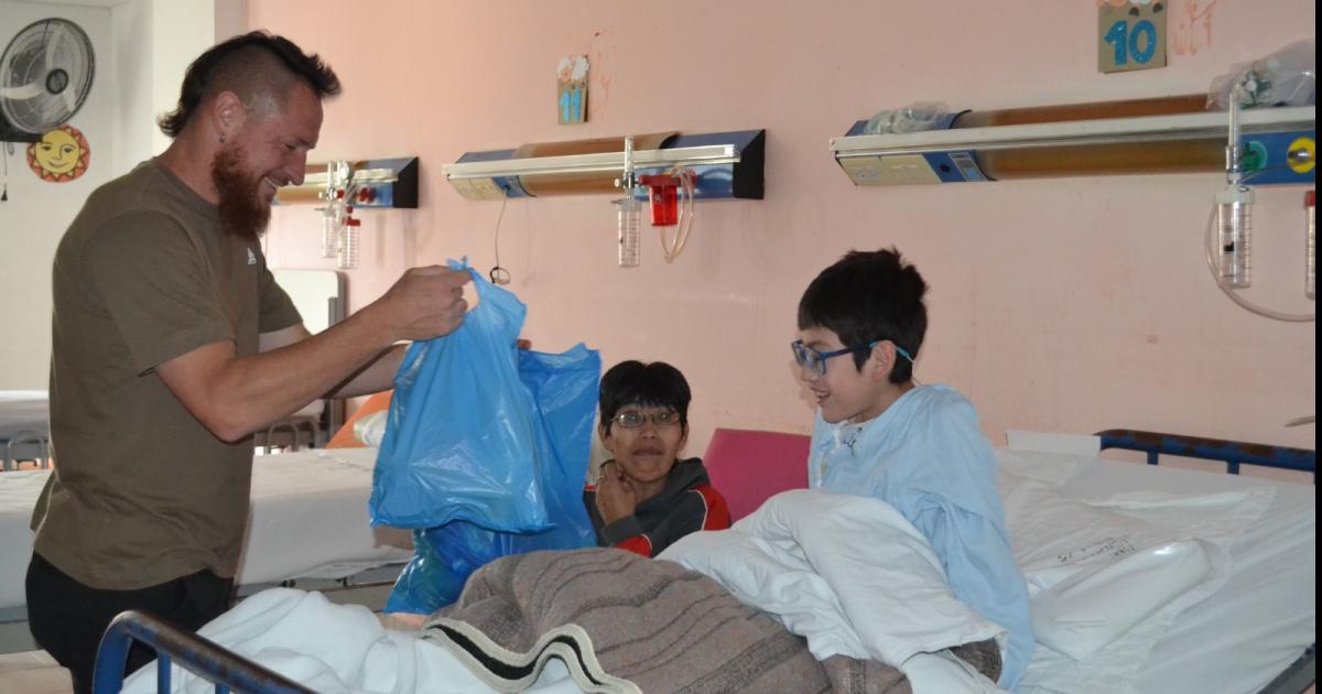 Un gesto de corazoacuten en el Hospital Materno Infantil