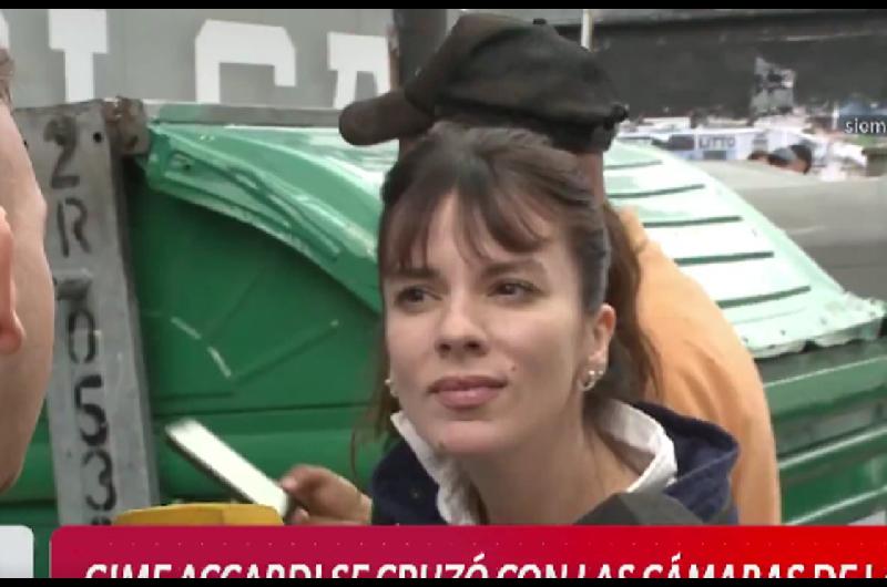Queacute dijo Gimena Accardi sobre los rumores de que estariacutea saliendo con un hombre de 20 antildeos
