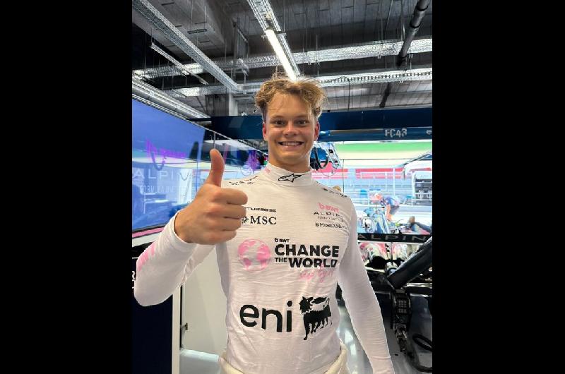 El reemplazante de Colapinto ilusionado por su debut en la FP1 de Monza
