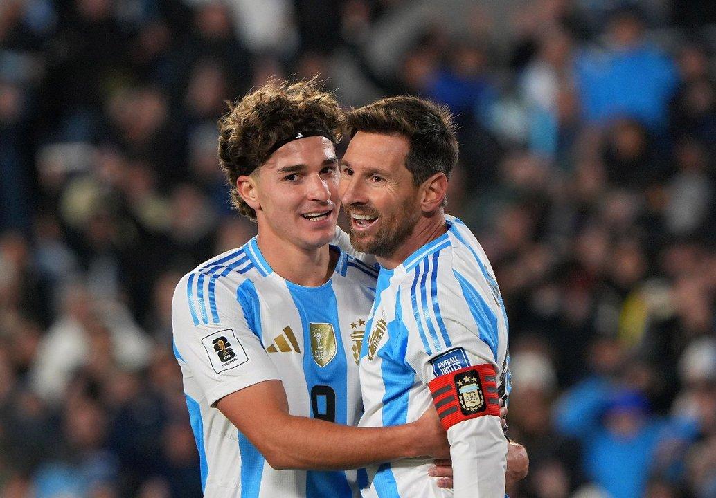 iexclGOL ARGENTINO- Lionel Messi abrioacute la cuenta de la Seleccioacuten ante Venezuela