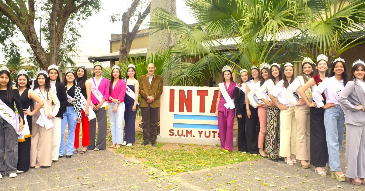 Candidatas fueron recibidas por autoridades municipales y recorrieron la zona