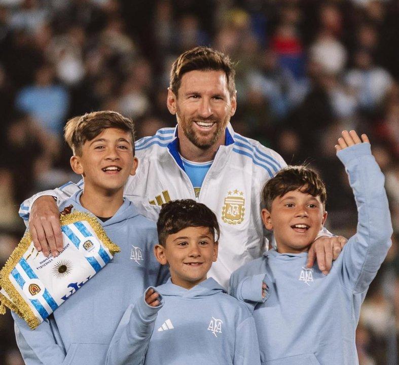 El mensaje de Antonela Roccuzzo por la despedida de Messi en Argentina- ldquoOrgullosos de vosrdquo