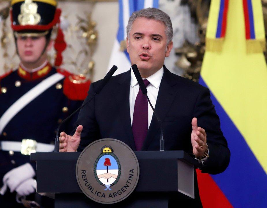Ex presidente de Colombia Ivaacuten Duque- ldquoMaduro y el caacutertel Los Soles intentan desestabilizar el continenterdquo