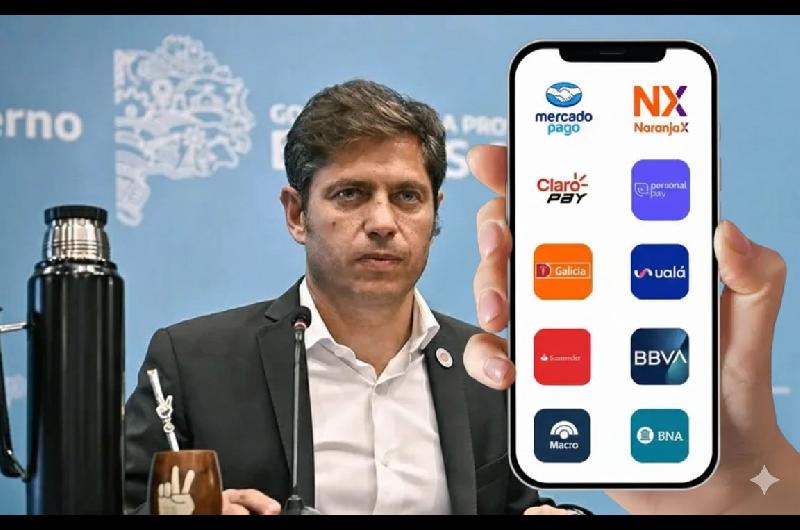 Axel Kicillof dispuso que las billeteras virtuales retengan Ingresos Brutos en la provincia de Buenos Aires