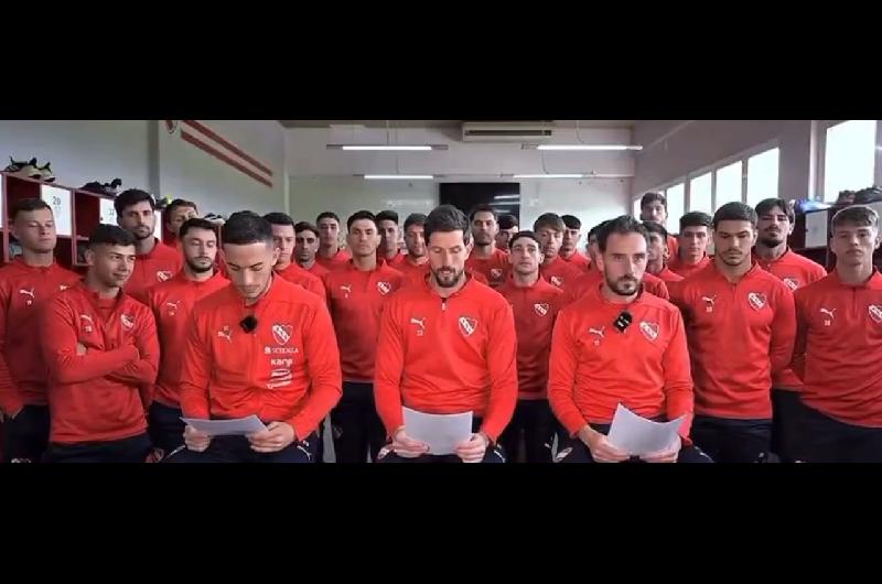El plantel de Independiente habloacute tras la sancioacuten de Conmebol- ldquoAcaacute perdioacute el fuacutetbolrdquo