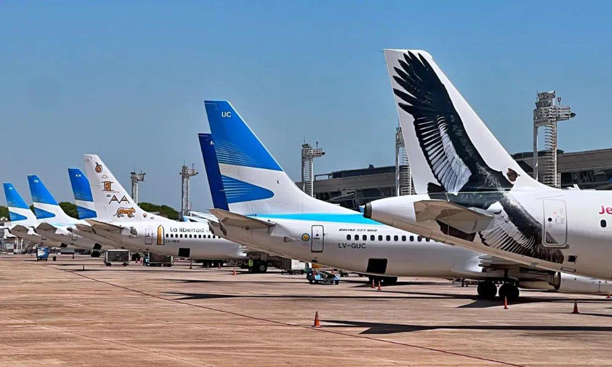 Argentina registroacute en julio el mayor crecimiento del traacutefico aeacutereo