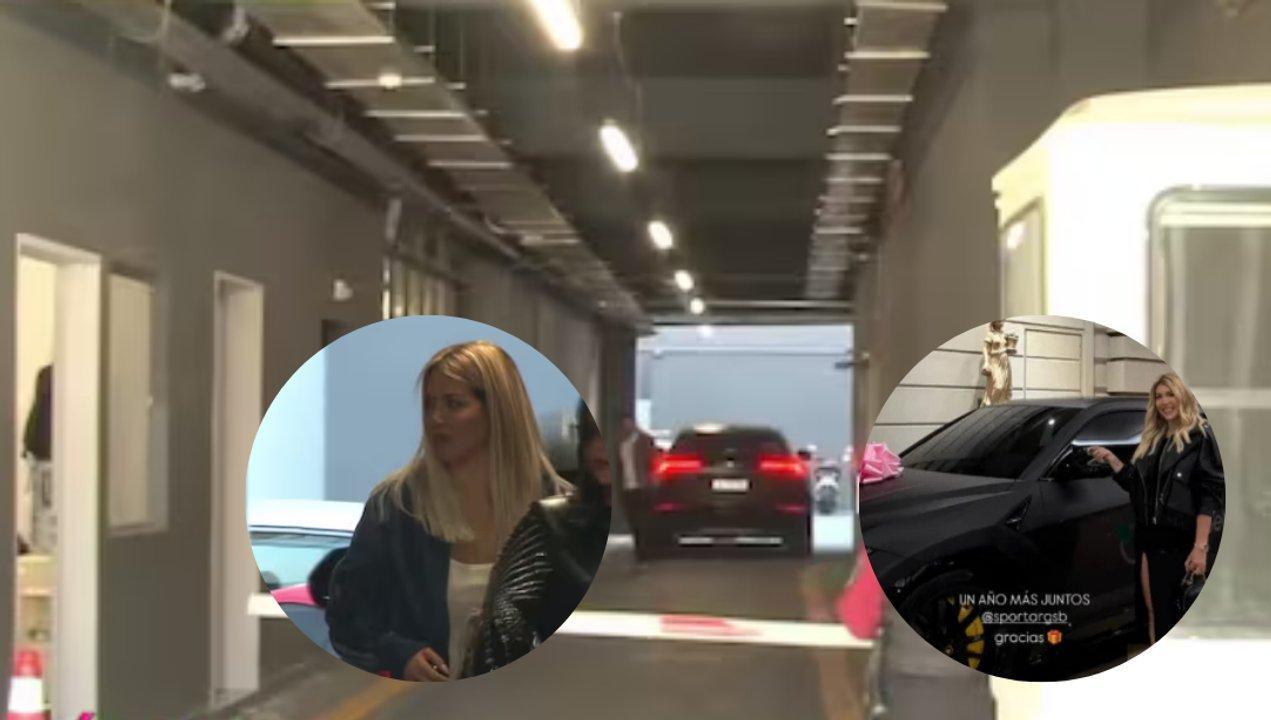 Wanda Nara llegoacute a la charla de ludopatiacutea pedida por la justicia con su nuevo Lamborghini