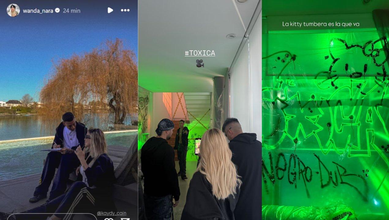 ldquoQue sea toacutexicardquo- Wanda Nara sorprendioacute con su nueva cancioacuten dedicada a sus ex