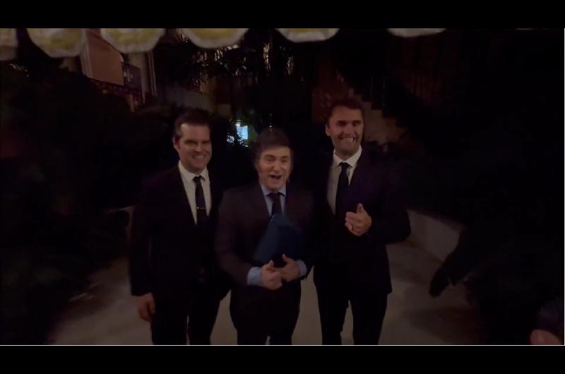 Santiago Oria comparte video de Charlie Kirk con Milei y lamenta- ldquoMataron uno nuestrordquo