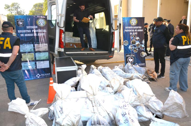 Se concretoacute la primera entrega de armas decomisadas para su posterior destruccioacuten