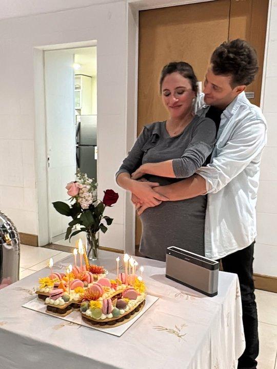 Carolina Amoroso dio la bienvenida a Vicente su primer hijo con Guido Covini 