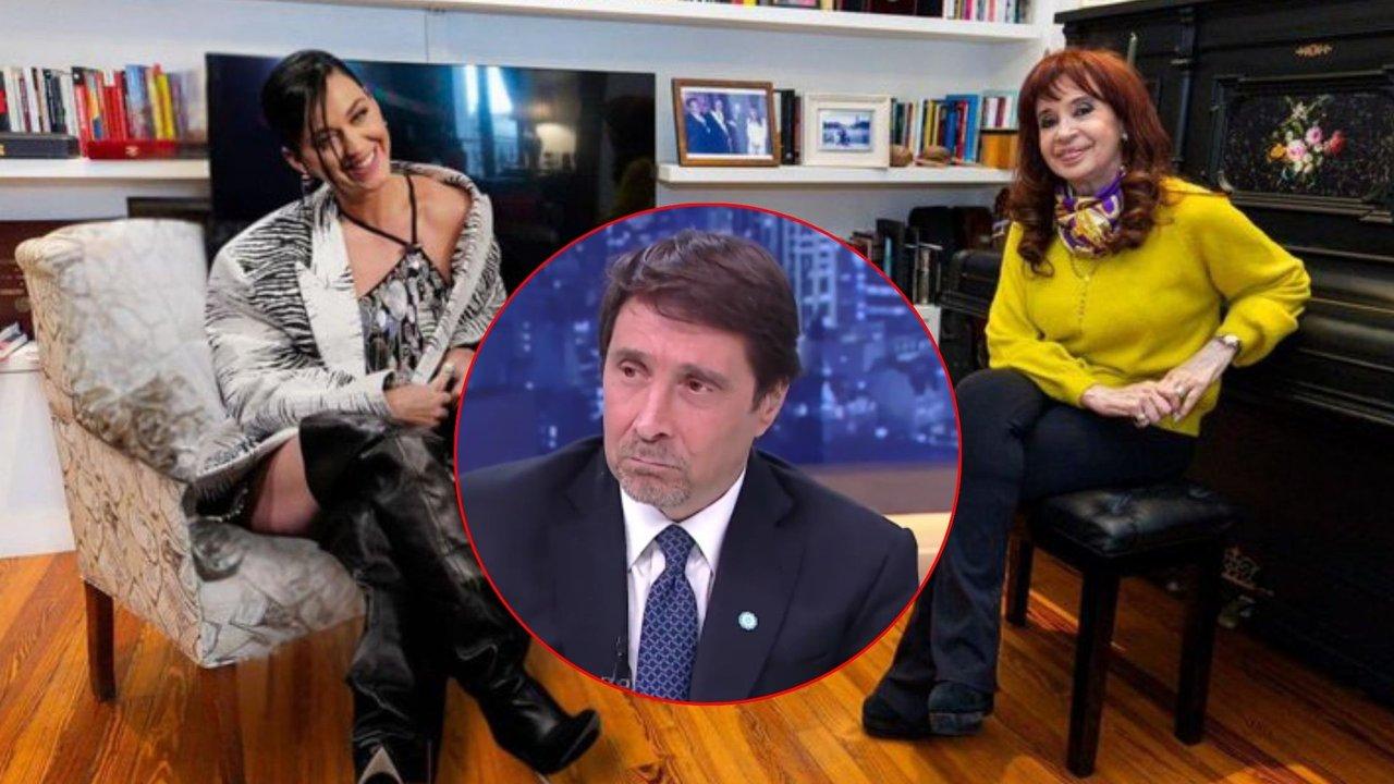 Insoacutelito- Eduardo Feinmann indignado al creer que Katy Perry visitoacute la casa de Cristina Kirchner