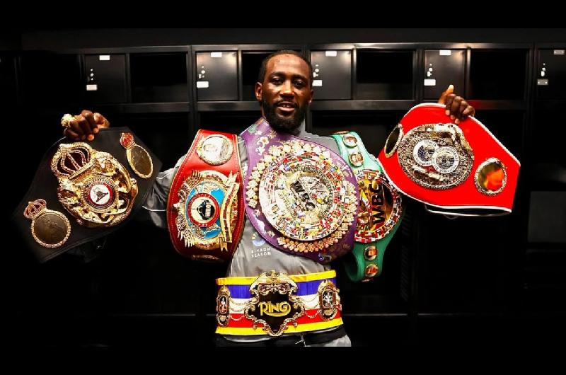Histoacuterico- Terence Crawford le dio una leccioacuten a Canelo Aacutelvarez y es campeoacuten indiscutido en tres divisiones