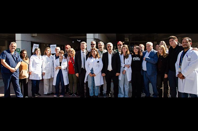 Representantes del Consejo Interuniversitario dialogaron sobre la marcha que realizaraacuten junto al Garrahan