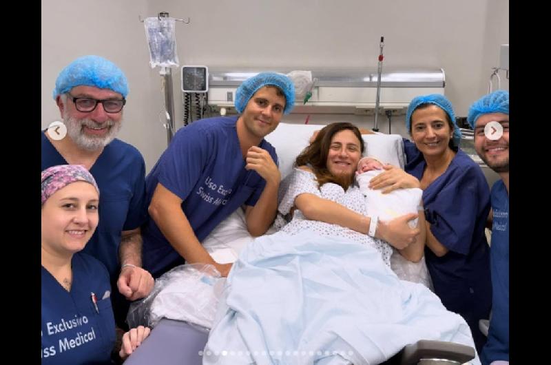 Carolina Amoroso compartioacute las primeras imaacutegenes de Vicente su primer hijo