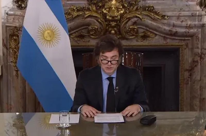 Milei reivindicoacute el equilibrio fiscal y reafirmoacute el rumbo econoacutemico
